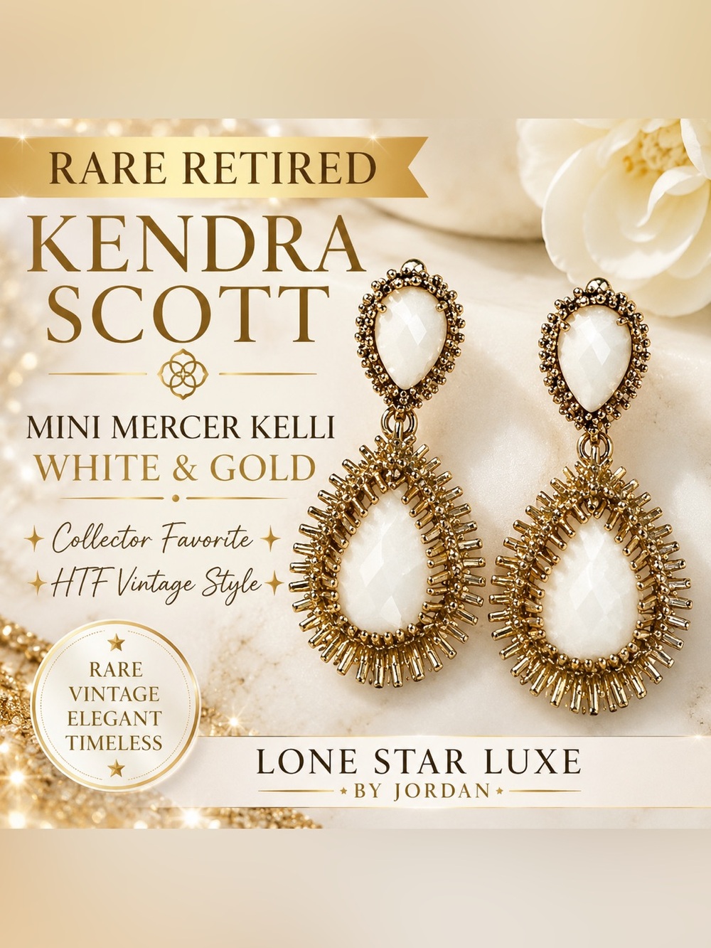 Kendra Scott Vintage Mini Mercer Kelli Earrings